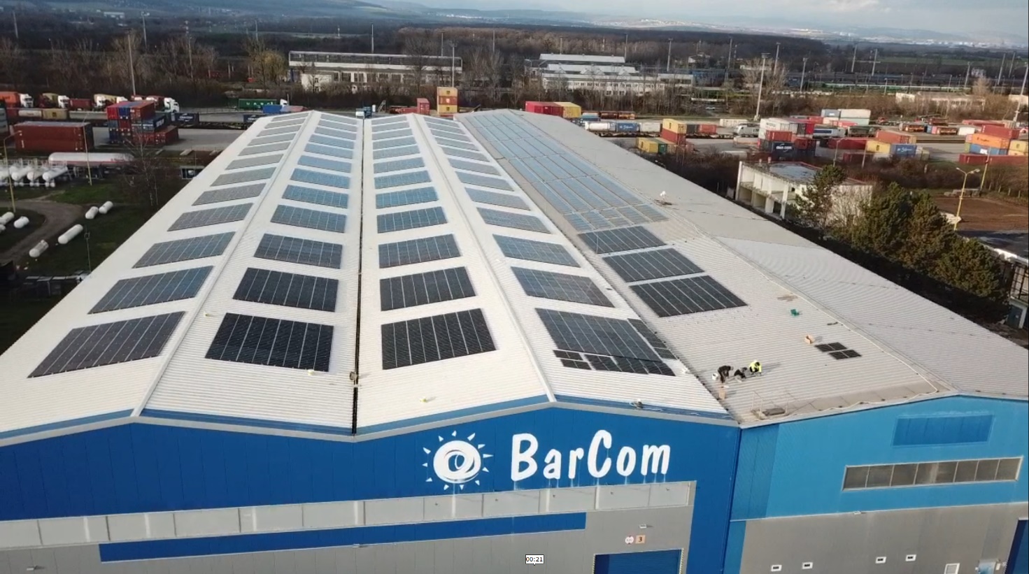 BarCom Haniska - energetický management, FVE a BESS